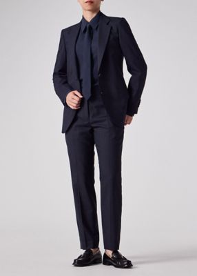 ★限定お値下げ★ポールスミス　サテンボウタイ ブラウス　ネイビー サテンボウタイ ブラウス / Paul Smith | ファッション通販