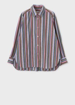 Paul Smith シャツワンピース ブラック/ストライプ Paul Smith シャツワンピース ブラック/ストライプ