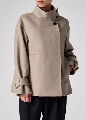 ウィメンズ ”Field Flowers” スタンドカラー ショート