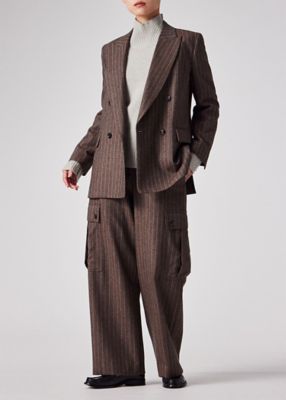 maimai333STRIPE W JACKETストライプダブルジャケット maimai333様専用STRIPE W JACKETストライプダブルジャケット