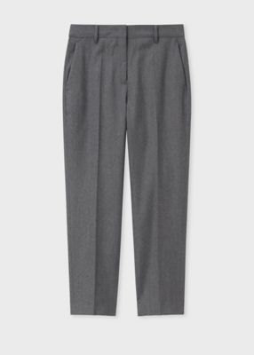 ＜Paul Smith (Women)＞ウィメンズ　カシミヤブレンド　フランネル　テーパードパンツ（２５５０５５２６４ＴＨ）