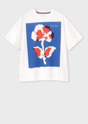 ＜Paul Smith (Women)＞ウィメンズ　”Ｂｉｇ　Ｆｌｏｗｅｒ”　半袖Ｔシャツ（２５５１０４Ｊ２７１）
