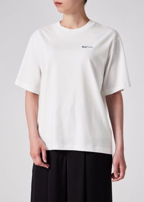 ウィメンズ　バイカラーロゴ　Ｔシャツ（２５５１０５Ｊ２７１）