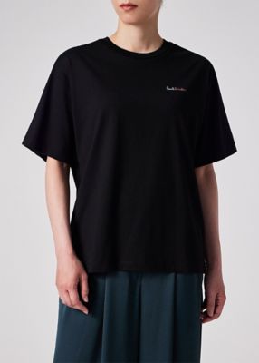 ウィメンズ　バイカラーロゴ　Ｔシャツ（２５５１０５Ｊ２７１）
