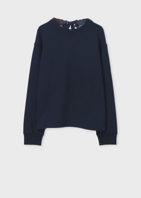 ＜Paul Smith (Women)＞ウィメンズ　”Ｔｒａｖｅｌ　Ｓｃａｒｆ”　コンビ　カットソー（２５５１２２４２０Ｖ）