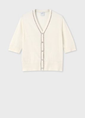 ＜Paul Smith (Women)＞ウィメンズ　パイピングストライプ　カーディガン（２５５２００ＫＮ１６８）