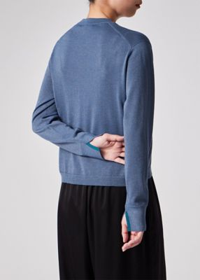Paul smith♡red ear 綿 チェックトップス　M 日本製　青 Paul Smith Red Ear Spring Summer 2018