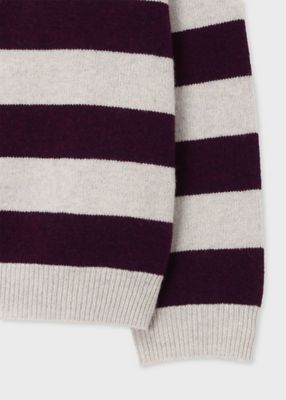 ウィメンズ コントラスト ボーダー ニット