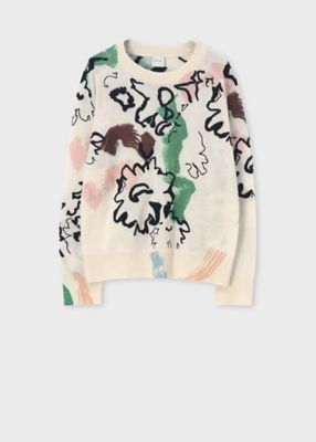 ＜Paul Smith (Women)＞ウィメンズ　”Ｐａｉｎｔｅｒｓ　Ｓｍｏｃｋ”　ニット（２５５２８３６１３Ｎ）