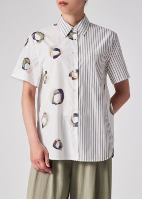 ポールスミス　正規品　半袖シャツ　地球儀柄　美品 ポールスミス 正規品 半袖シャツ 地球儀柄 美品 トップス