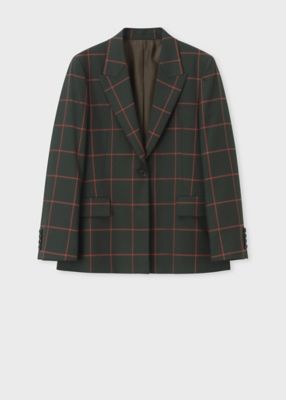 ＜Paul Smith (Women)＞ウィメンズ　ウィンドウペーン　　シングルジャケット（２５５３２０２４７Ｊ）