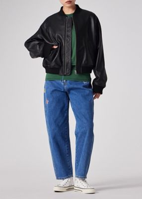 ウィメンズ ラムレザー MA－1 ブルゾン（255321JK350