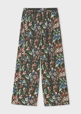 ウィメンズ ”Number Floral” ワイドパンツ