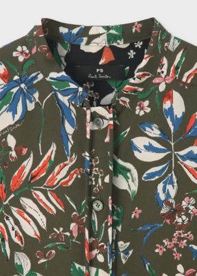Paul Smith フラワープリントブラウス ウィメンズ ”Number Floral” ブラウス