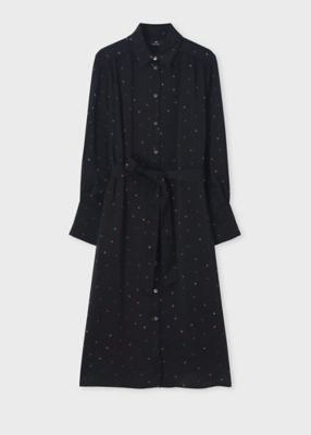 新品　ポールスミス　レディースワンピース Paul Smith ポールスミス PAUL SMITH シャツワンピース ミモレ