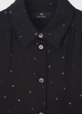 Paul Smith シャツワンピース ブラック/ストライプ Paul Smith シャツワンピース ブラック/ストライプ