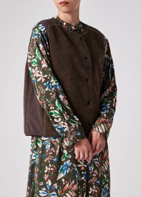 ウィメンズ ライトボア ショート ベスト