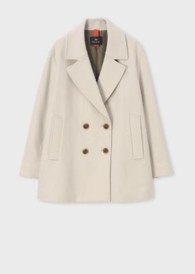 ＜Paul Smith (Women)＞ウィメンズ　ウールカルゼ　ショート　ピーコート（２５５３５２ＪＫ３５３）