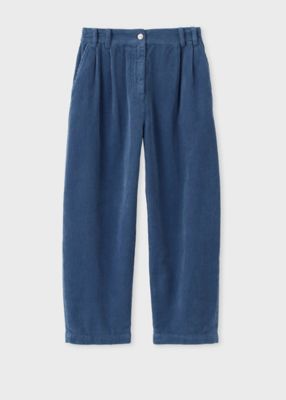 Paul Smith (Women)/ポール・スミス ウィメンズ コーデュロイ バレル パンツ(255354298T) スカイブルー パンツ・ズボン【三越伊勢丹/公式】