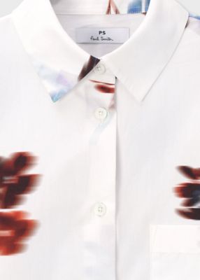 ウィメンズ ”Damask Rose” プリント シャツ