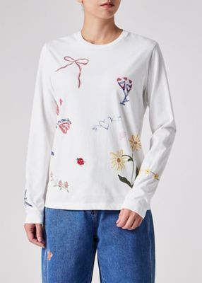 ウィメンズ ”Daisy Chain Doodle” 長袖Tシャツ