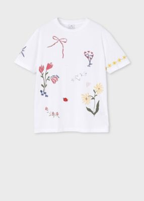 Paul Smith (Women)/ポール・スミス ウィメンズ　”Ｄａｉｓｙ　Ｃｈａｉｎ　Ｄｏｏｄｌｅ”　半袖Ｔシャツ（２５５４００２３２Ｖ）