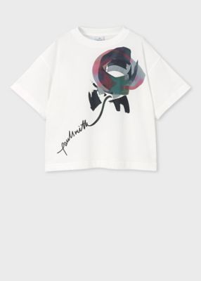 Paul Smith 唇シャツ Textured Floral” プリントシャツ