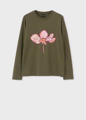 STRUM ワインカラー 長袖カットソー サイズ3(S) ウィメンズ シングル ブルーム 長袖Tシャツ