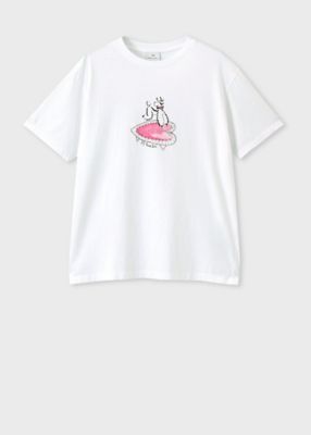 Paul Smith (Women)/ポール・スミス ウィメンズ　ジャンピング　プードル　半袖Ｔシャツ（２５５４０４ＥＣ２３２Ｖ）