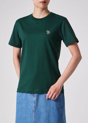ウィメンズ ゼブラワッペン 半袖Tシャツ（255408G799