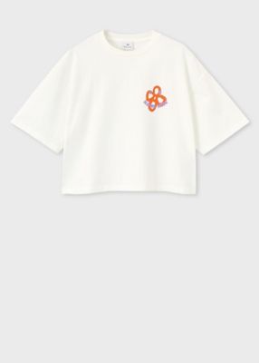 Paul Smith (Women)/ポール・スミス ウィメンズ　ＰＳ　Ｈａｐｐｙ　Ｆｌｏｗｅｒ　半袖Ｔシャツ（２５５４１６ＥＣＪ３４０Ｓ）