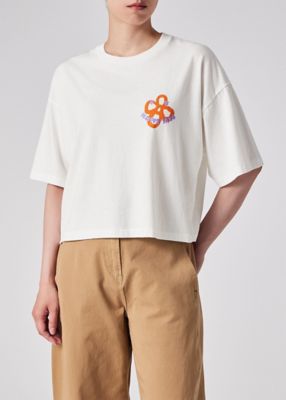 tシャツ 「オンラインショップ限定」ウィメンズ PS Happy Flower 半袖Tシャツ / 255416 ECJ340S レディース ウィメンズ PS Happy Flower 半袖Tシャツ