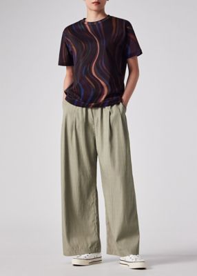 ポールスミス　XL オシャレ　薄い素材　夏 Paul Smith ポール・スミス 折財布 ミックスドゥードゥルSS24 3