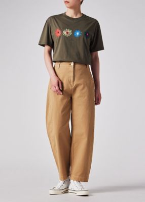【極美品✨25ss】ポールスミス フローラルペイント 半袖シャツ 完売品 40 ウィメンズ マルチ フローラル プリント 半袖Tシャツ