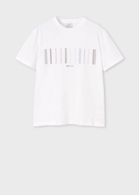 【美品】ピーエスポールスミス　花柄半袖サマーニット　ブラウス　異素材 セール】'Nettle' 半袖シャツ / 242314 619PN（シャツ/ブラウス