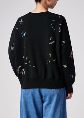 本日タイムSALE✨Paul Smith インポートエンブロイダリースウェット✨ ウィメンズ ガーデンブーケ エンブロイダリー スウェット