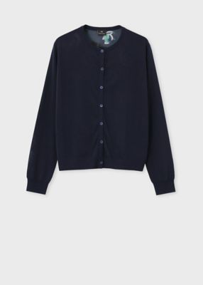 ＜Paul Smith (Women)＞ウィメンズ　”Ｐａｉｎｔｅｄ　Ｓｐｏｔ”　シアーコンビ　カーディガン（２５５５０３ＫＮ３９９）