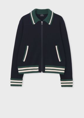 ＜Paul Smith (Women)＞ウィメンズ　ミラノリブ　ジップアップ　ブルゾン（２５５５２１５８４Ｎ）