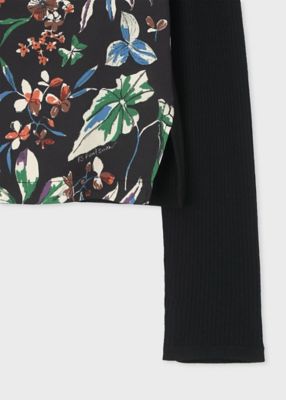 ウィメンズ ”Number Floral” プルオーバー コンビ