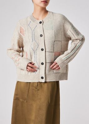 ウィメンズ パッチワーク カーディガン（255550655N