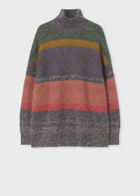 ＜Paul Smith (Women)＞ウィメンズ　モヘヤミックス　ハイネック　ニット（２５５５５１６０４Ｎ）