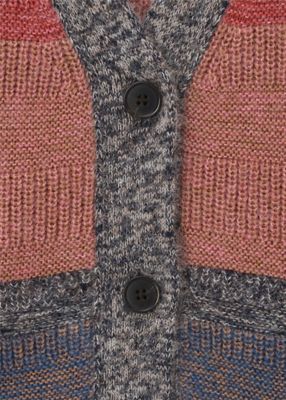 ウィメンズ モヘヤミックス リラックス カーディガン