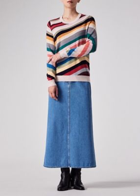 ウィメンズ メリノウール ”Swirl” ニット（255580575N