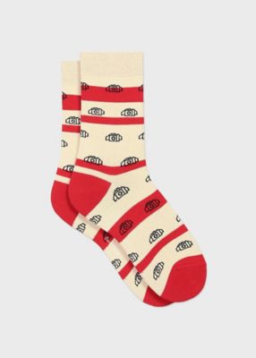 ＜Paul Smith (Women)＞ウィメンズ　”Ｌｅｅ　Ｃａｍｅｒａ”　ソックス（２５５６０１ＣＳＷ）