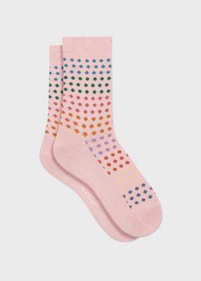 ＜Paul Smith (Women)＞ウィメンズ　”Ｌｏｕｉｓｅ　Ｐｏｌｋａ”　ソックス（２５５６０２ＣＳＷ）