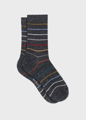 ＜Paul Smith (Women)＞ウィメンズ　”Ｌｅａｎｅ　Ｓｉｇｎａｔｕｒｅ”　ソックス（２５５６０４ＣＳＷ）