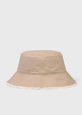 ＜Paul Smith (Women)＞ウィメンズ　フェイクボア　バケットハット（２５５６２２ＢＨＡＴＷ）