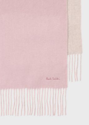 ウィメンズ カシミヤ リバーシブルマフラー（255651CAW