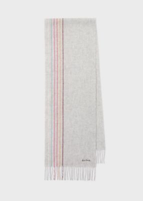 ＜Paul Smith (Women)＞ウィメンズ　スワール　ライン　マフラー（２５５６５４ＷＷ）