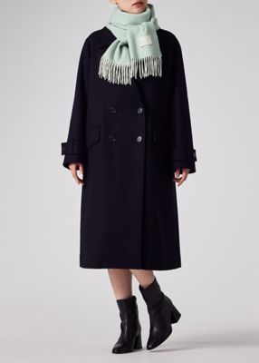 ウィメンズ ”Cropped Logo” カシミヤブレンド マフラー